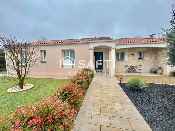 PLAIN PIED 4 CHAMBRES, DOUBLE GARAGE ET JARDIN A CHAURAY