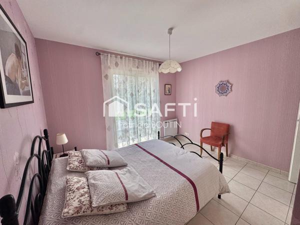 PLAIN PIED 4 CHAMBRES, DOUBLE GARAGE ET JARDIN A CHAURAY