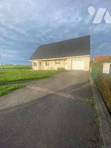 GUINES PAVILLON PLAIN-PIED 3 CHAMBRES JARDIN GARAGE