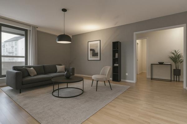 Houilles - Appartement 3 pièces de 68m2, centre-ville avec garage et terrasses de 28m2.