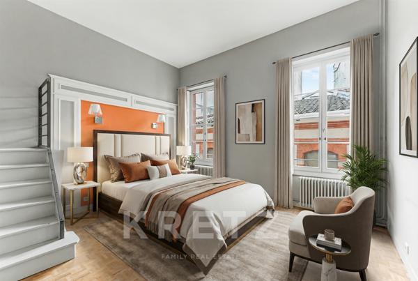 Toulouse – Triangle d’Or, Appartement haussmannien de 160 m² avec ascenseur