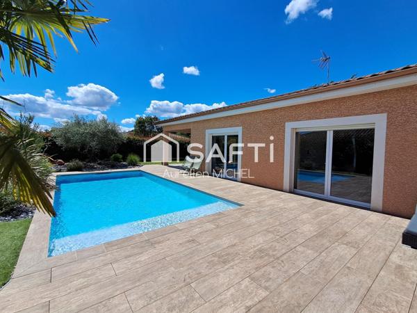 Magnifique villa de plain pied avec 5 chambres et prestations de qualité