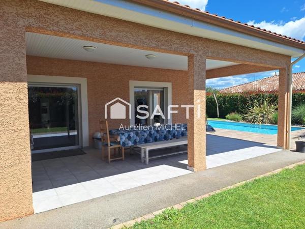 Magnifique villa de plain pied avec 5 chambres et prestations de qualité