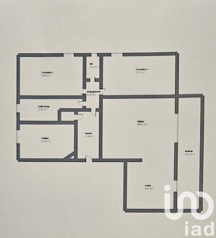 Appartement à vendre 4 pièces 68 m² Domont