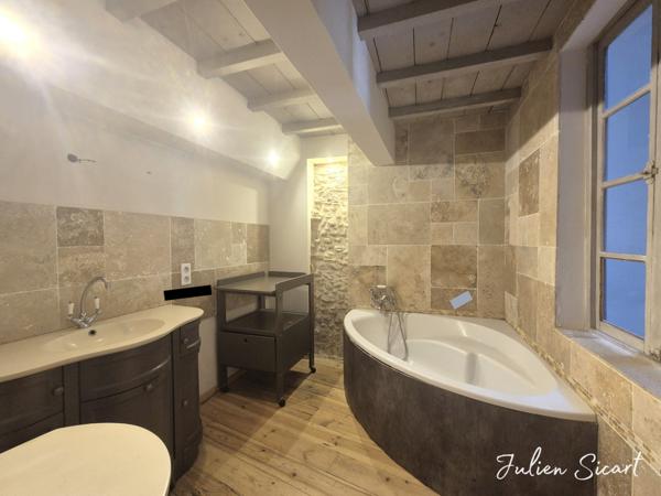 Grande maison de village en 3 faces avec extérieur et garage !