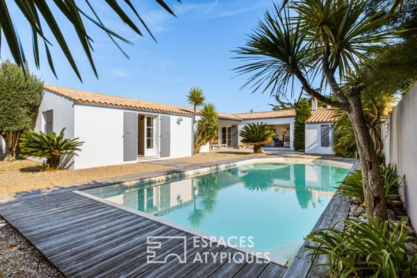 Villa de charme à l’esprit balnéaire entre village et océan