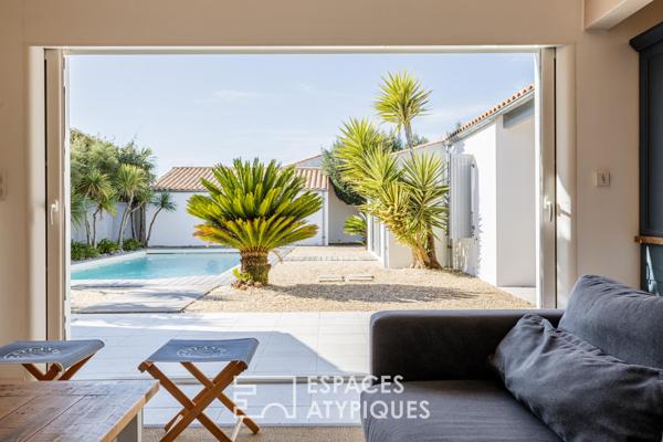 Villa de charme à l’esprit balnéaire entre village et océan
