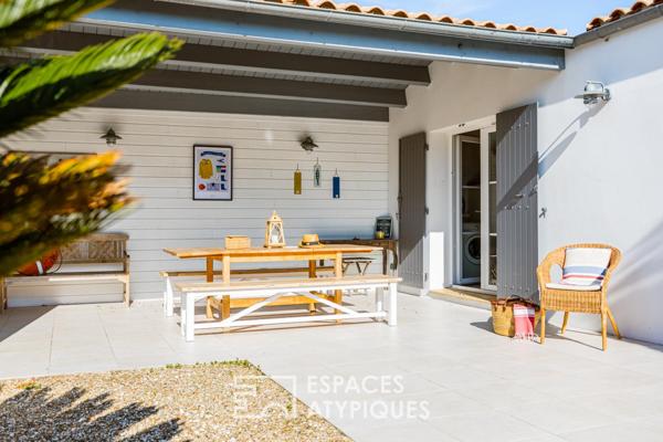 Villa de charme à l’esprit balnéaire entre village et océan