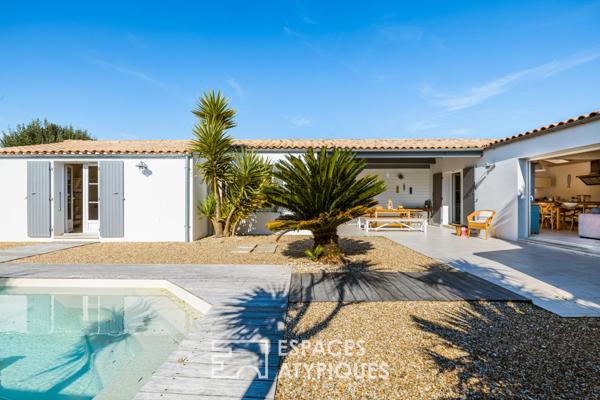 Villa de charme à l’esprit balnéaire entre village et océan