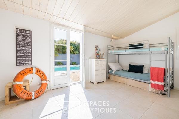 Villa de charme à l’esprit balnéaire entre village et océan