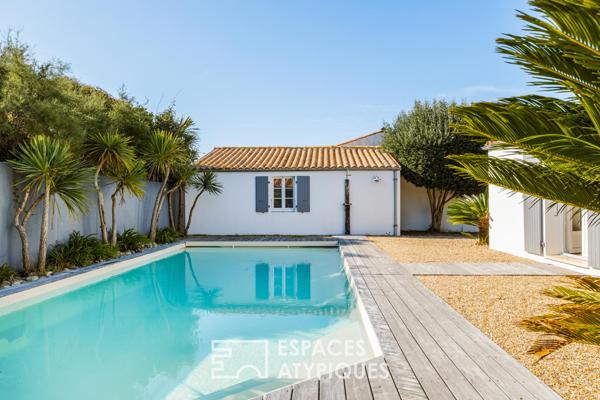 Villa de charme à l’esprit balnéaire entre village et océan