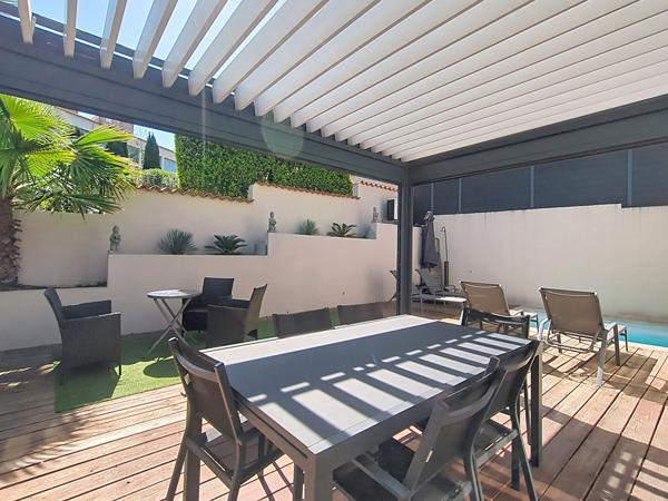 Saint-Aygulf, maison individuelle centre ville 3 chambres piscine