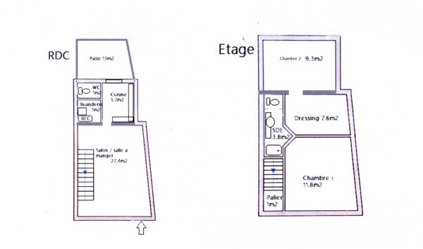 Maison à vendre 3 pièces 68 m² Jard-sur-Mer