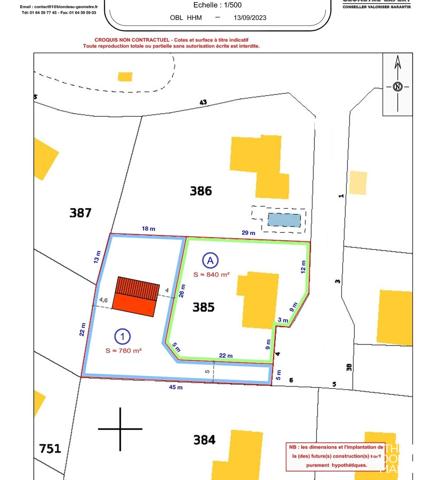 Terrain - Vendu - 780 m² - LIMOURS | The Door Man