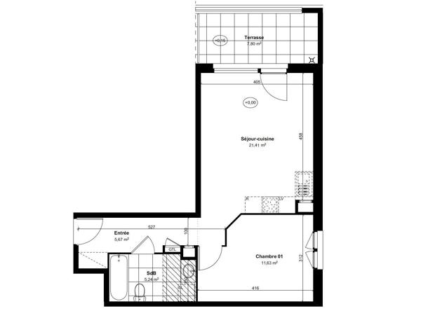 Appartement (neuf) à vendre 2 pièces 43 m² Château-Thierry