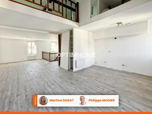 Appartement duplex, 2 pièces, à deux pas du marché couvert