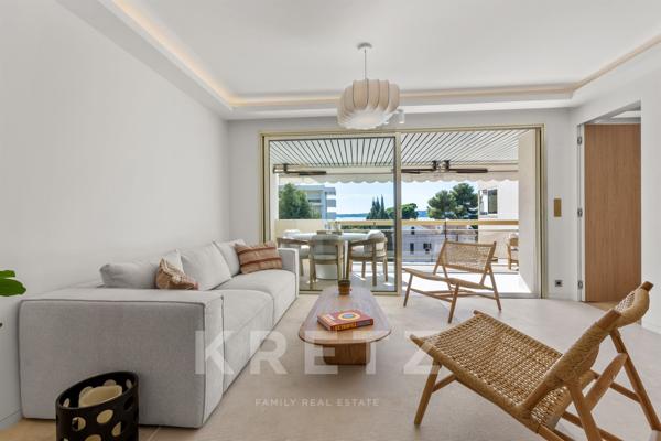 Appartement rénové de 3 chambres avec vue mer au Palm Beach