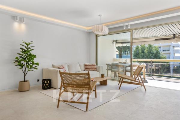 Appartement rénové de 3 chambres avec vue mer au Palm Beach
