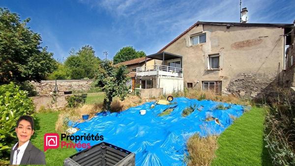 REGNY (42630) Maison individuelle  3 pièces avec jardin et garage