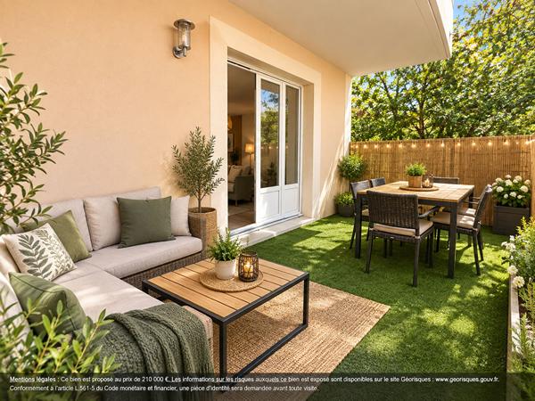 A Vendre Appartement 3 pièces avec jardinet, terrasse, box et parking extérieur à Mareuil-lès-Meaux