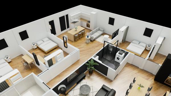 Achat appartement Plérin - 3 pièce(s) - 67 m² - 267 400 €