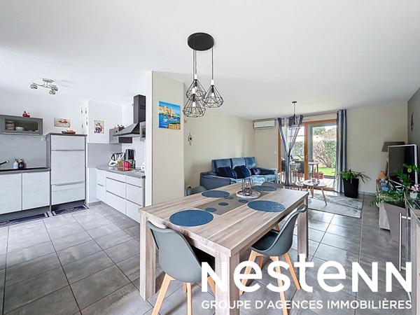 À vendre T3 avec jardins, terrasses, véranda climatisée - Centre-ville Saint-Bonnet-de-Mure