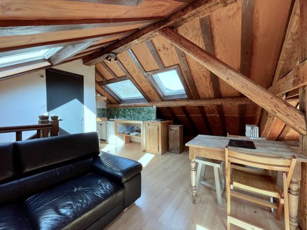 Saint-Pierre-de-Chartreuse (38380) Duplex très lumineux - charpente apparente - vieux bois - vue remarquable 360 degrés - St Pierre de Chartreuse