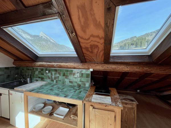 Saint-Pierre-de-Chartreuse (38380) Duplex très lumineux - charpente apparente - vieux bois - vue remarquable 360 degrés - St Pierre de Chartreuse