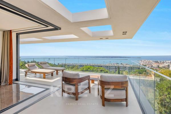 Villa unique à Cannes, 1 130 m² avec vue mer panoramique