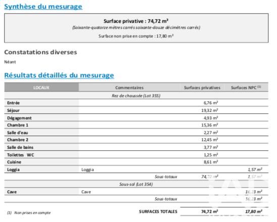 Appartement à vendre 3 pièces 76 m² Annecy
