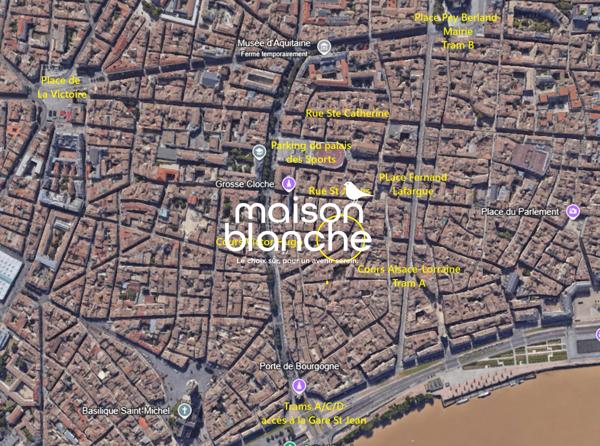 VIEUX BORDEAUX QUARTIER DE LA GROSSE CLOCHE:MURS COMMERCIAUX 70m2+68m2 de caves LIBRES!