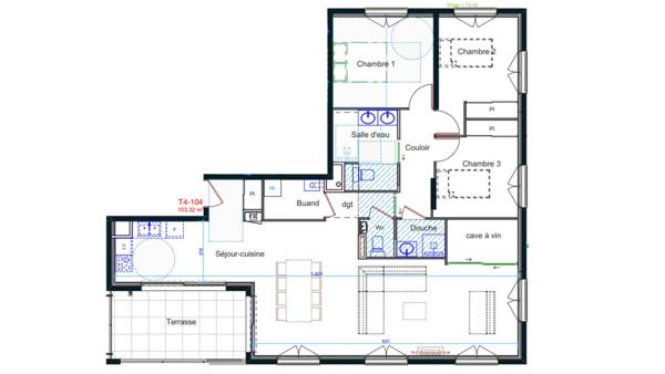 Appartement à vendre 4 pièces 103 m² Lyon 5