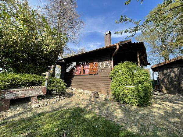 3%.COM - EXCLUSIVITÉ à BERSTETT, Terrain de loisir de 15,23 ares arboré, chalet en bois. Berstett (67370)