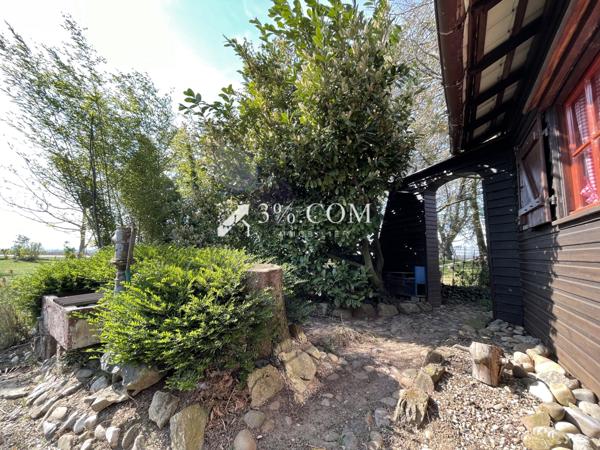 3%.COM - EXCLUSIVITÉ à BERSTETT, Terrain de loisir de 15,23 ares arboré, chalet en bois. Berstett (67370)