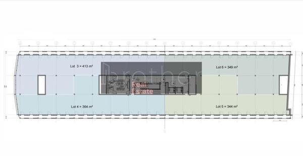 Bureau de 3743 m² à louer à Bordeaux Bassins A Flot