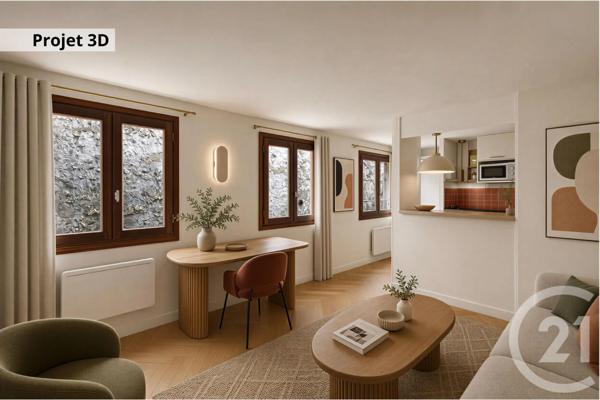 Appartement Studio à vendre  1 pièce - 21,38 m 2   PARIS  - 75006