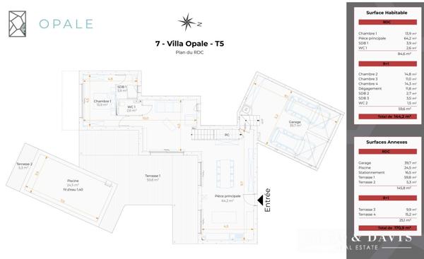 Villa contemporaine T5 au Lavandou