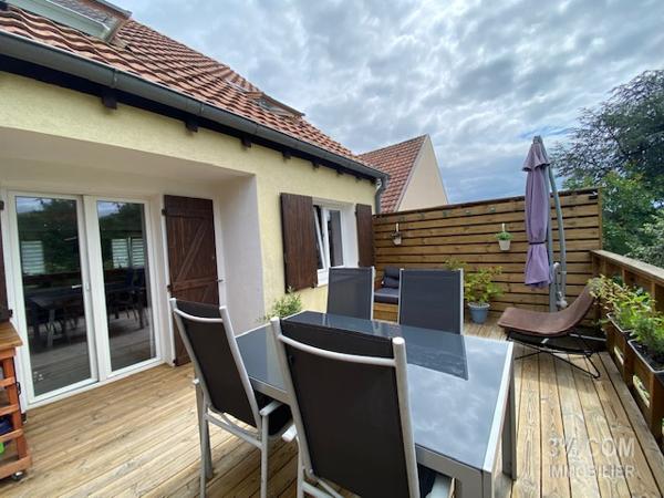3%.COM Maison 115m², 3 chambres, 2 terrasses, garage et parking Hochfelden (67270)