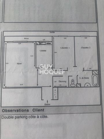 Appartement à vendre de 3 pièces de 67.7 m²