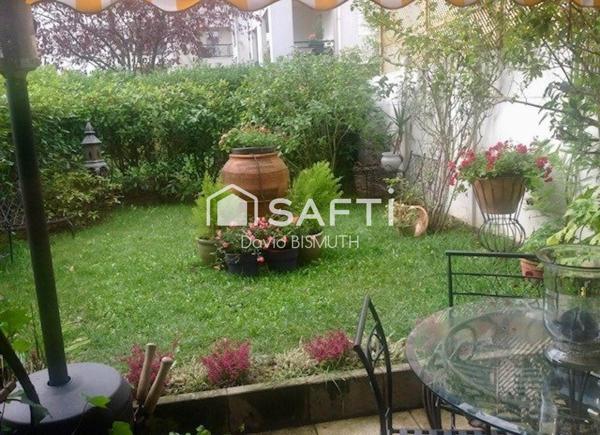 Rare à La Garenne Colombes – 2 pièces avec grand jardin plein sud + parking + cave