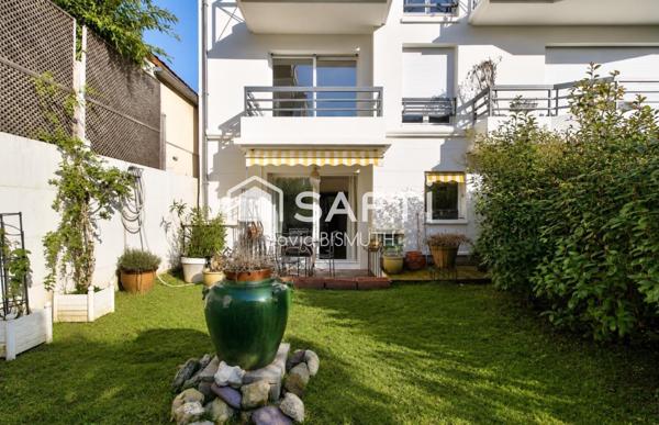 Rare à La Garenne Colombes – 2 pièces avec grand jardin plein sud + parking + cave