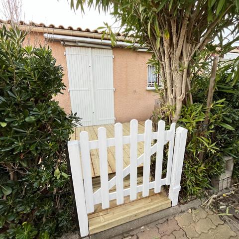 100 m de la plage maison T2 de 32 m2 + parking