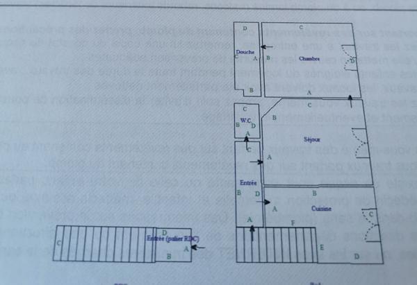 Local commercial Vanves 78.10 m2 + appartement 2 pièces 35.54 m²