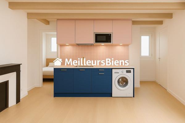 A 2 PAS DE LA SEINE ET DE NOTRE DAME FUTUR 2 PIECES CLE EN MAIN