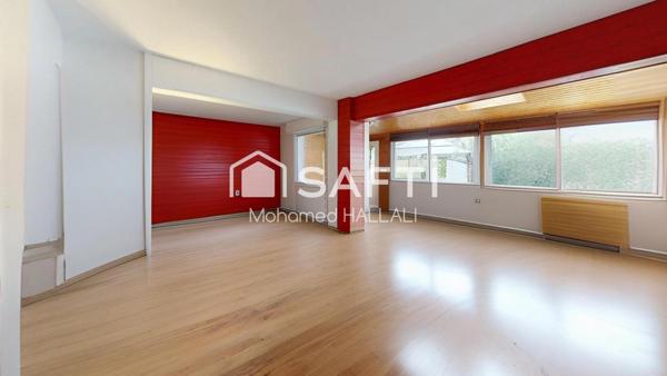 Maison plain pied, 115 m², au calme, 4 ch, Pinède