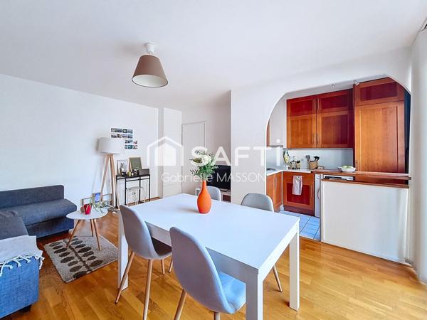 2 pièces avec BALCON, CAVE, GARAGE