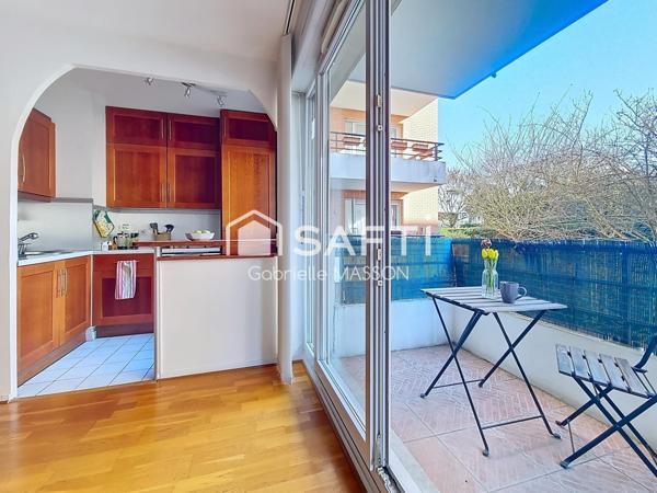 2 pièces avec BALCON, CAVE, GARAGE