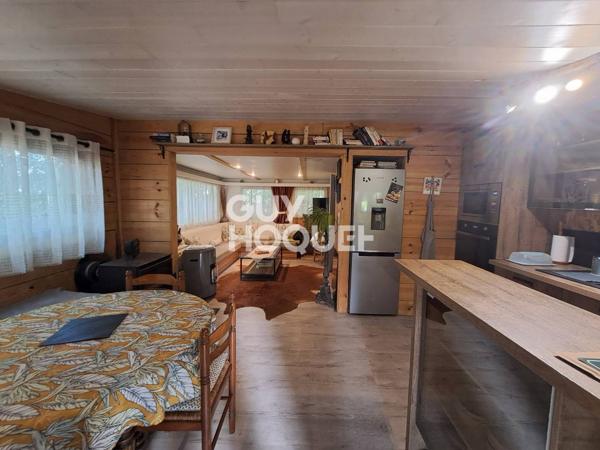 Terrain de loisirs - Saint-Pierre d'Oléron - Un havre de nature de 1911m² avec chalet et mobil-home