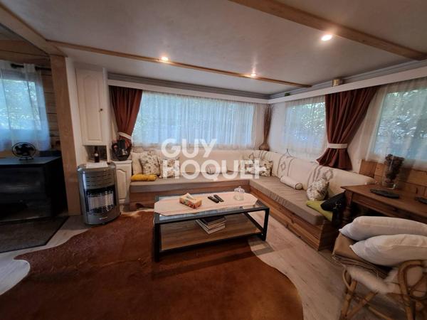 Terrain de loisirs - Saint-Pierre d'Oléron - Un havre de nature de 1911m² avec chalet et mobil-home