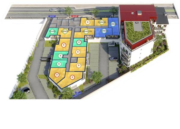 Appartement 3 pièces - 55 m²